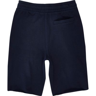 Boys navy dropped crotch shorts